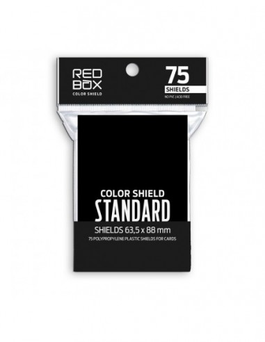 Folio Protector Color Shield Negro (63.5 x 88) - 75 unidades